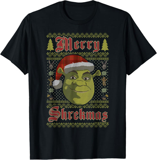 Merry mas Ugly Sweater Style Christmas T-Shirt