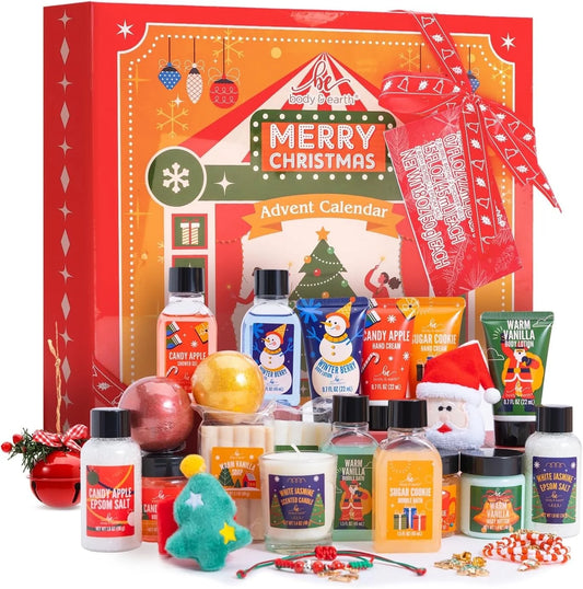 2024 Advent Calendar - 24 Days of Christmas Gifts Sets for Women, Countdown Calendar Beauty Holiday Skincare Bath and Body Gift Baskets